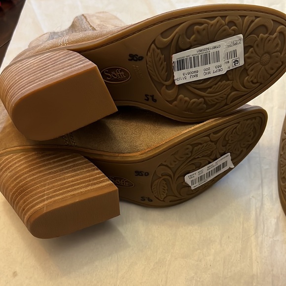 Sofft Tara Barley Suede Booties. - Picture 11 of 11